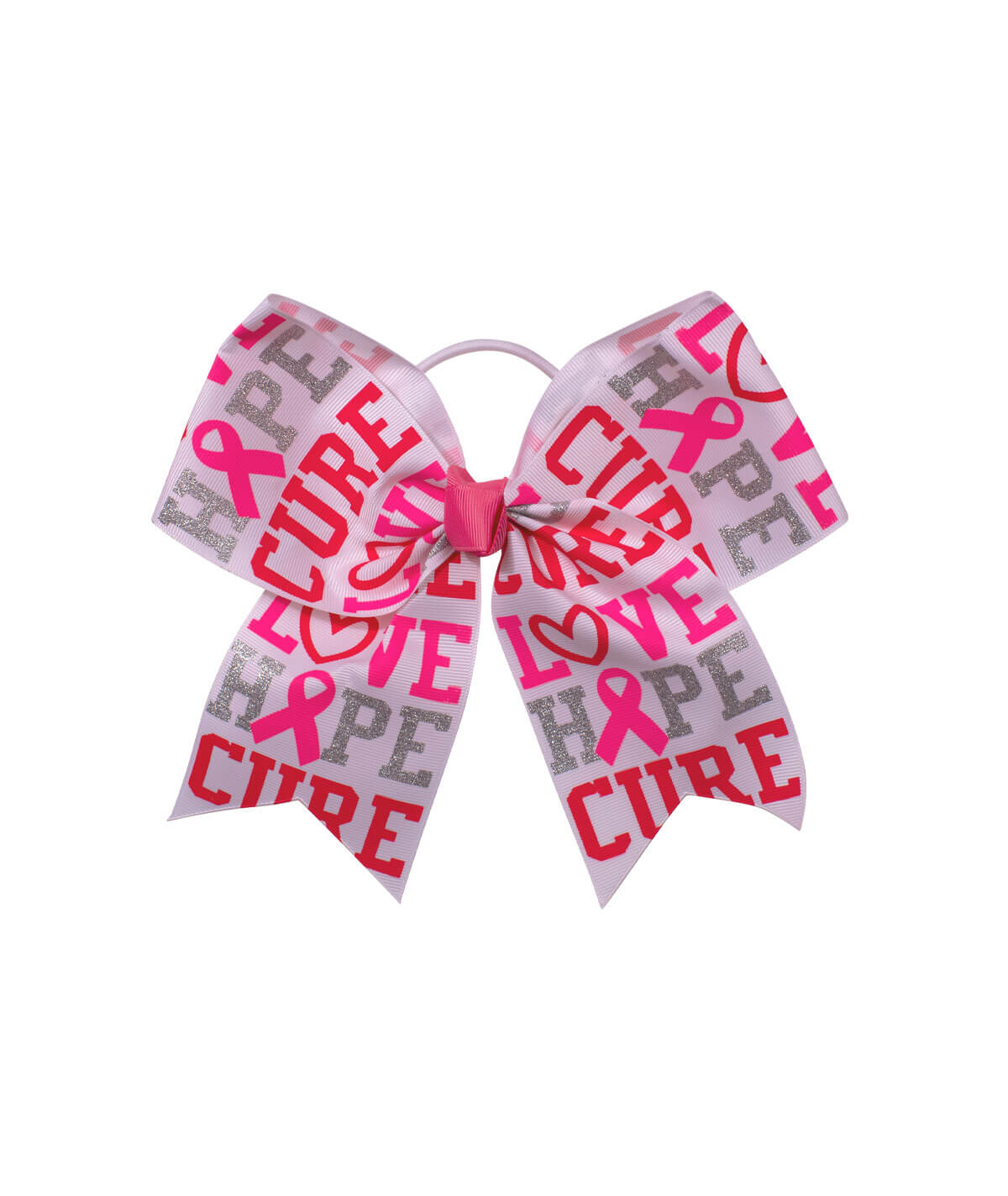 Chasse Jumbo Cheer For The Cause Hair Bow Cheer Bows Omni Cheer 