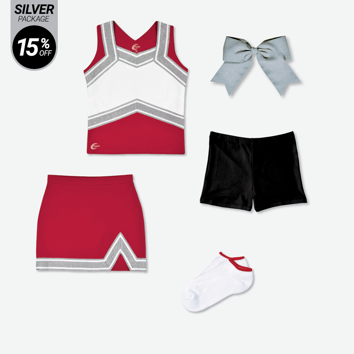 Cheer Uniform Packages: Cheerleading Packages with Uniform, Socks, Poms ...